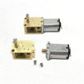 N20 Full Metal Gearbox Gear Motor DC 3V 6V 9V 12V 4RPM-381RPM Slow Speed High Torque Worm Gear Motor 1Pcs(A 4RPM-16RPM,Single Shaft) in Saudi Arabia