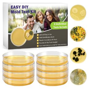 Mold Test Kit for Home, 8 Simple Detection Tests, DIY Mold Detector at Home, Test HVAC System, Home Surfaces & Indoor Air Quality Testing Kits Includes Detailed Mold Identification Guide in Kuwait