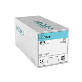 لوك X1265B خيوط قطع عكسية مضفرة من الحرير الأسود C3 5/0 18 12/Bx in Kuwait