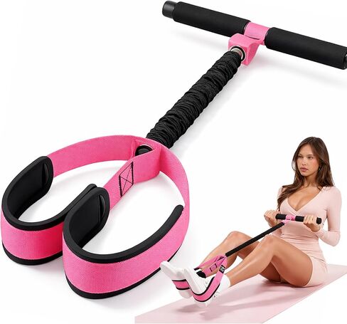 Resistance Bands with Handles, Pedal Resistance Band with Handle for Home Workout, Exercise Bands Resistance Training Equipment in Saudi Arabia
