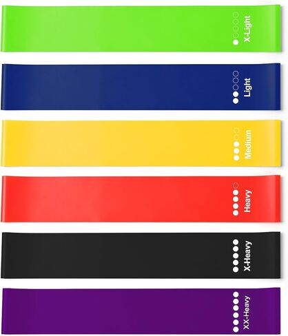 Resistance Bands for Working Out, Resistance Loop Exercise Bands, 6-Pack in Saudi Arabia