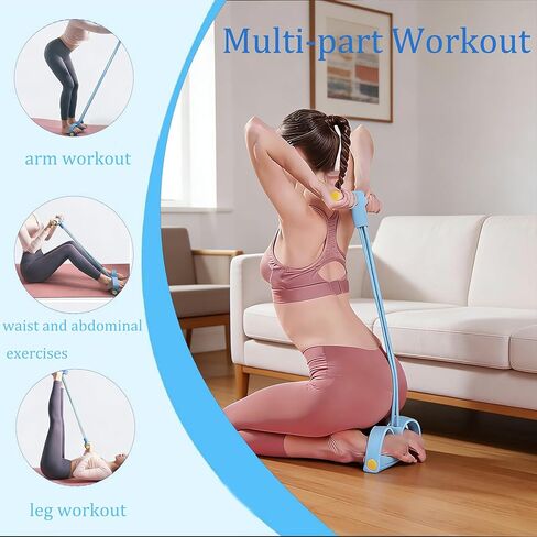 حزام Luxero Gentle Fit - أحزمة مقاومة من السيليكون المتينة مصممة خصيصًا للتدريبات المنزلية واللياقة البدنية - تمرين لكامل الجسم، تتميز بمقابض غير قابلة للانزلاق، مثالية لحرق الدهون وتوحيد لون البشرة in Kuwait