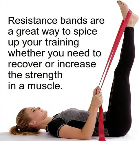 Resistance Bands Elastic Exercise Set, Multi-Resistance for Pilates, Home Gym, Outdoor Fitness and Strength Training in Saudi Arabia