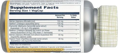 SOLARAY Eurocalm Valerian Root Capsules, 200 mg | 60 Count in Saudi Arabia