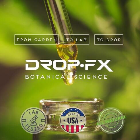 DROP FX Drops Natural Sleep Aid with Melatonin, Valerian & Lavender - Fast-Absorbing Liquid Formula for Deep Rest - Sleep Support Supplement in Saudi Arabia