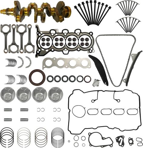 G4NA 2.0L Engine Rebuild Overhaul Kit Crankshaft Timing Chain Kit Piston Kit Connecting Rod Main & Rod Bearings Fits For Hyundai Creta/Elantra/i40 Kia Carens/K3/KX3 2.0L 2011–2022 in Kuwait