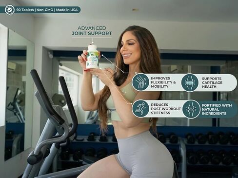 Pure Joint – Glucosamine Chondroitin MSM - Joint Support Supplement – Joint Mobility & Cartilage Support – 90 Tablets by Haidy Cruz in Saudi Arabia