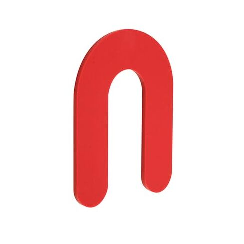 Red 1/8" x 2-5/16" x 3" Horseshoe Shims - 100 Shims in Saudi Arabia