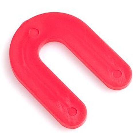 2" Plastic Horseshoe Shim resealable containers; 1/8" Thick Red; 100 حشوة/حاوية in Kuwait