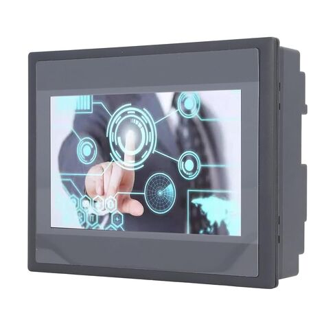 لوحة عرض TFT LCD مقاومة تعمل باللمس HMI صناعية مقاس 7 بوصة مع 800 × 480 12 مدخلاً و8 مخرجات لأنظمة التحكم PLC والأتمتة الصناعية لـ FX3U 20 40 48MRT DC4V 1A in Kuwait
