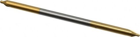 Combo Drill & Countersink, #2, Solid Carbide, 3/16" Body Diameter, 5/64" Point Diameter, TiN Finish, 118° Angle, 4" OAL, Right Hand Cut in Saudi Arabia