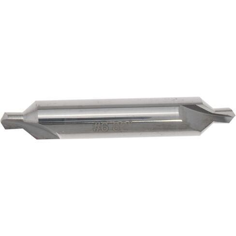 Combo Drill & Countersink, #6, 1/2" Body Diameter, Solid Carbide, Bright Finish, 7/32" Point Diameter, 7/32" Point Length, 3" OAL, RH Cut in Saudi Arabia