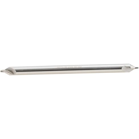 Combo Drill & Countersink, #4-1/2, HSS, 3/8" Body Diameter, 9/64" Point Diameter, Bright Polished Finish, 118° Angle, 6" Overall Length in Saudi Arabia