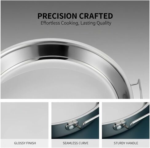 Stainless Steel Liangpi Plate, 10.2 in, Dual Handle Cooking Pan, Flat Bottom, Home Kitchen Use in Saudi Arabia