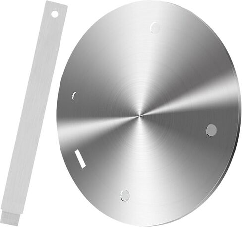 Stainless Steel Induction Plate Heat Diffuser Cooking Adapter 160mm X 3.4mm for Gas Stove and Induction Cooktop Kitchen Use in Saudi Arabia