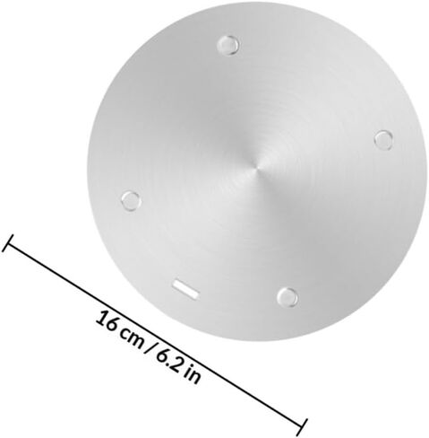 Stainless Steel Induction Plate Heat Diffuser Cooking Adapter 160mm X 3.4mm for Gas Stove and Induction Cooktop Kitchen Use in Saudi Arabia