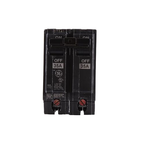 قاطع دائرة ABB Q-Line® THQL2135 35A • قاطع مزدوج القطب 35 أمبير، 120/240 فولت تيار متردد، 10 كيلو أمبير • رحلة مغناطيسية حرارية • حماية فورية طويلة الأمد (LI) • حامل إضافي in Saudi Arabia