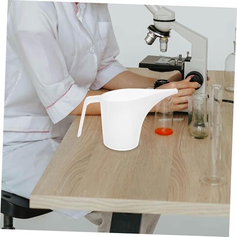 Alipis 4pcs Long Spout Measuring Cup Pitcher Plastic Funnel for Baking Soap Making Lab Watering Easy-read Graduations in Saudi Arabia