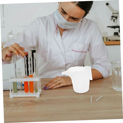 Alipis 4pcs Long Spout Measuring Cup Pitcher Plastic Funnel for Baking Soap Making Lab Watering Easy-read Graduations in Saudi Arabia