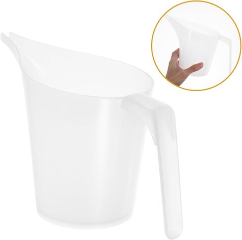 Alipis 4pcs Long Spout Measuring Cup Pitcher Plastic Funnel for Baking Soap Making Lab Watering Easy-read Graduations in Saudi Arabia