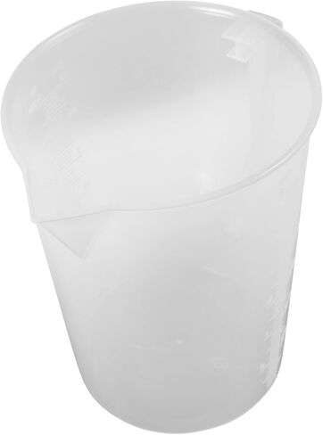 VALICLUD Batter Measuring Cup Graduated Wide Mouth Plastic Beaker Science Experiments Kitchen Use in Saudi Arabia