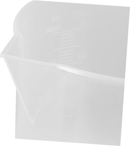 PartyKindom 3000ml Plastic Measuring Cup Graduations Wide Mouth for Spill-Free Pouring Sturdy Lab Beaker for Kitchen and Laboratory Measurements in Saudi Arabia