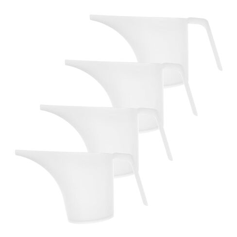 Ciieeo 4pcs Plastic Measuring Cup Funnel Pitcher Graduations Versatile for Baking Soap Watering Lab Use in Saudi Arabia