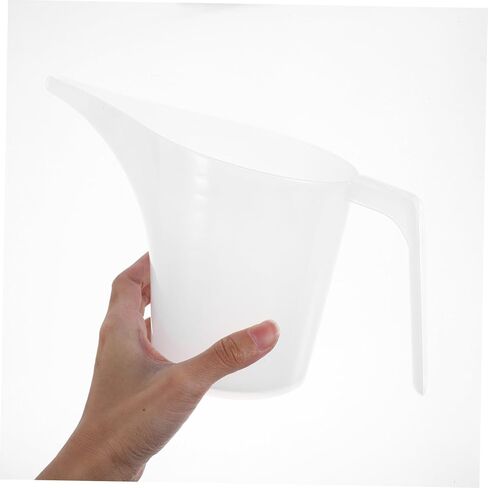 Ciieeo 4pcs Plastic Measuring Cup Funnel Pitcher Graduations Versatile for Baking Soap Watering Lab Use in Saudi Arabia