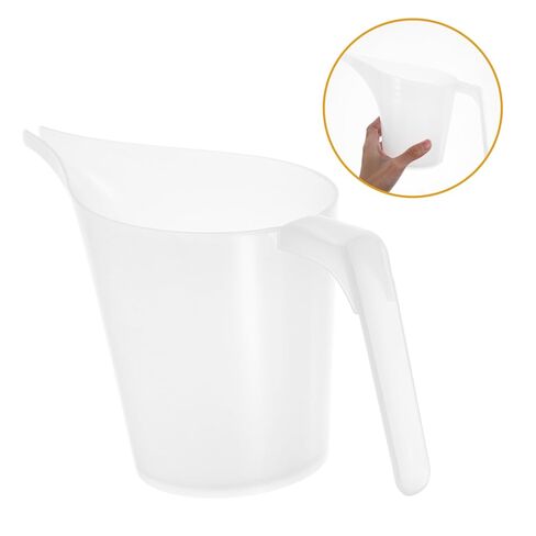 Ciieeo 4pcs Plastic Measuring Cup Funnel Pitcher Graduations Versatile for Baking Soap Watering Lab Use in Saudi Arabia