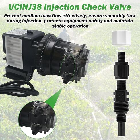 3/8-Inch UCINJ38 Injection Check Valve Replacement Compatible with Stenner Pumps 45/85/100/170 Series, Classic Series, 3/8" Duckbill Check Valve (2 Pack) in Saudi Arabia