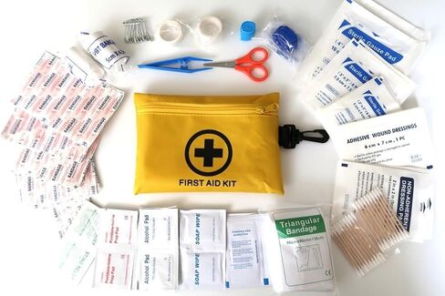 Galaxylense 151 Pcs First Aid Kits Small for Survival Emergency Trauma Military Tactical Medical School Office Home Hunting Camping Hiking Traveling Fishing IFAK EMT Bag Multi Selection (1 Set) in Saudi Arabia