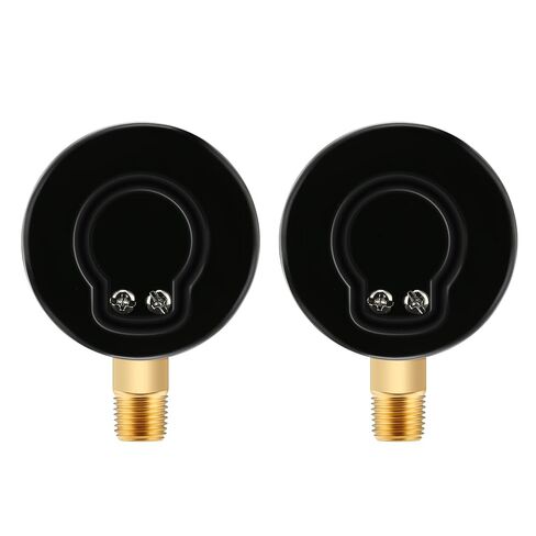 MEASUREMAN Low and High Pressure Gauges for Acetylene Regulator 0-30 psi & 0-400 psi - 2.5''Inches (Pair) with 1/4" Thread for LDP Regulators in Saudi Arabia