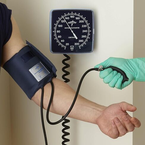 Medline Wall-Mounted Aneroid Blood Pressure Monitor for Adults, Delivers Precise Readings, User-Friendly Design in Kuwait
