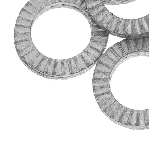 20Pcs M10 Manganese Steel Wedge Locking Washers Stackable Anti-Vibration Lock Washers for Bolts Screws Heavy-Duty Secure Fasteners in Kuwait