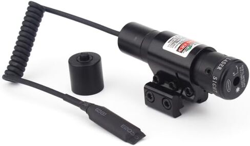 Red Laser Sight Beam Dot Sight Scope Tactical Picatinny Sight Scope (Red Laser Beam Dot Sight Scope with Pressure Switch) in Saudi Arabia