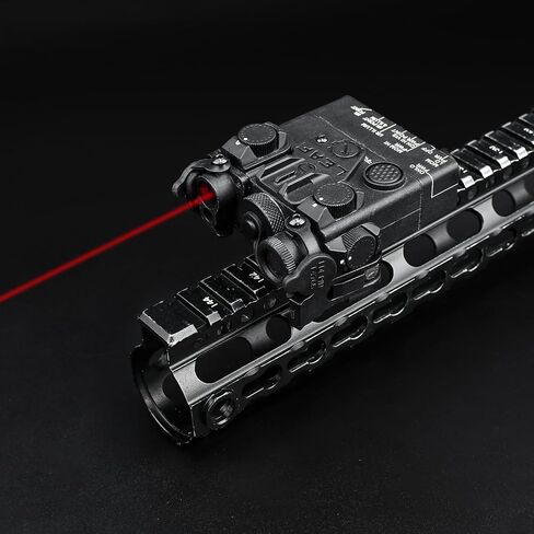 Airsoft A2 Laser Sight with QD Quick Release Mount for 20mm Picatinny Rail, Tactical Aiming Red Laser with 2.5mm Plug Remote Pressure Switch in Kuwait