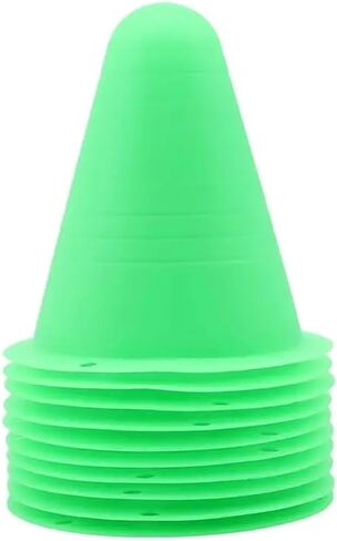 Soccer Cones for Training 60 Pieces Marking Training Road Cone Roller Skating Pile Durable Skates Roadblock Portable Football Obstacle Props in Saudi Arabia