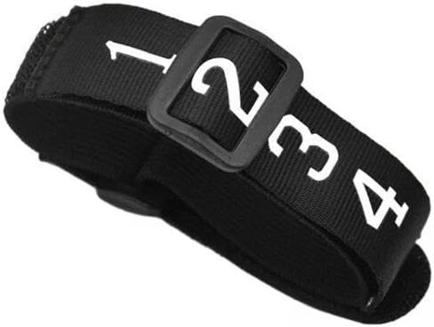 مجموعة سوار معصم مؤشر مباراة كرة القدم، أسود in Kuwait