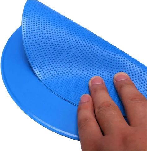 12Pcs Round Rubber Sports Marker Poly Vinyl Spot Markers Drills Training Football Basketball Speed Agility Training 9 in in Kuwait