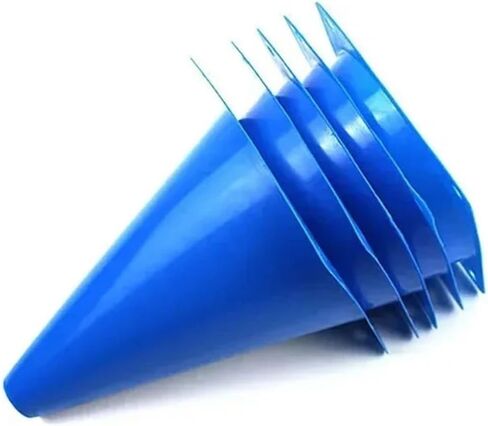 Soccer Cones for Training 10Pcs Plastic Soccer Cones Football Training Equipment 18cm Marking Children Traffic Cone Agility Discs Obstacle Course Sports in Saudi Arabia