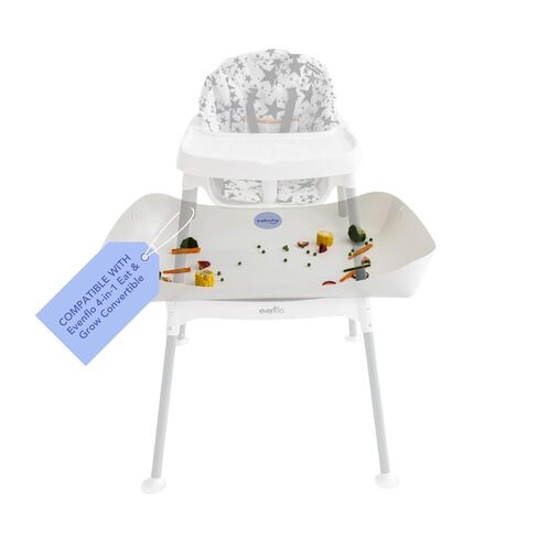 CATCHY -Food Catcher- Compatible with Cybex Lemo High Chair +12 Other High Chairs -Highchair Sold Separately- Baby & Toddler Food & Mess Catcher -Premium Linen Inspired- Under High Chair Accessory in Kuwait