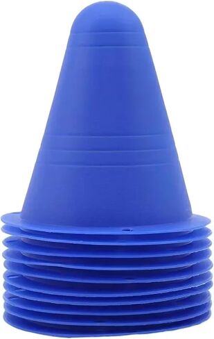 Soccer Cones for Training 30PCS Agility Training Cones - PE Markers for Soccer/Skate Slalom, Non-Slip Football Field Cup, Portable Obstacle Equipment in Saudi Arabia