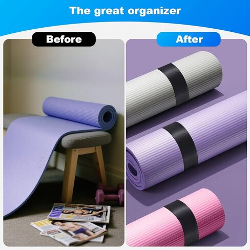 2 in x 25 FT Hook and Loop Straps Heavy Duty, Double Sided Self-Gripping Strips, Reusable Multi-Purpose Wrap Roll for Cable Management Storage and Organization in Saudi Arabia