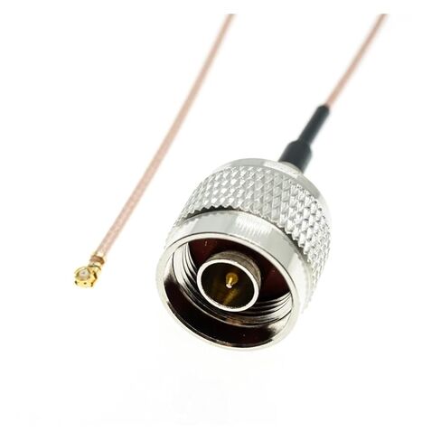 IPX IPEX UFL U.FL to N Male p/Lug Straight Connector RG178 Cable Pigtail Coaxial M/i/ni PCI W/i/Fi WLAN(10cm) in Kuwait