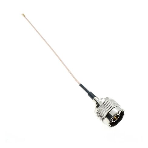 IPX IPEX UFL U.FL to N Male p/Lug Straight Connector RG178 Cable Pigtail Coaxial M/i/ni PCI W/i/Fi WLAN(10cm) in Kuwait