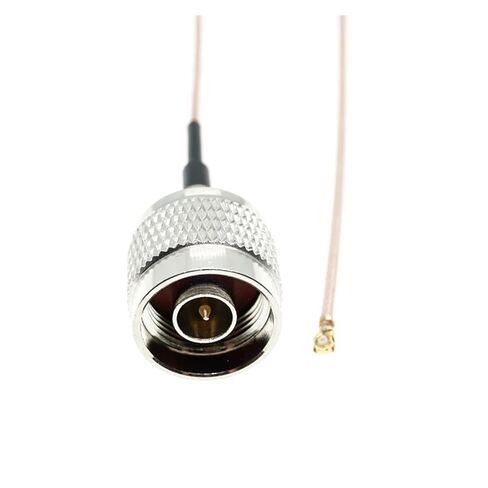 IPX IPEX UFL U.FL to N Male p/Lug Straight Connector RG178 Cable Pigtail Coaxial M/i/ni PCI W/i/Fi WLAN(10cm) in Kuwait