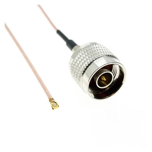 IPX IPEX UFL U.FL to N Male p/Lug Straight Connector RG178 Cable Pigtail Coaxial M/i/ni PCI W/i/Fi WLAN(10cm) in Kuwait