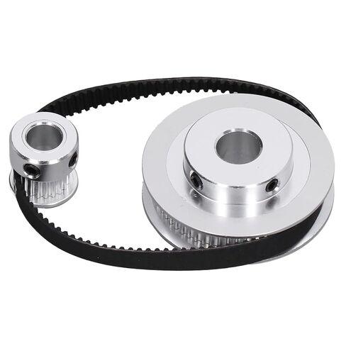 عجلة متزامنة 20 سنًا 60 سنًا من سبائك الألومنيوم متينة وقوية وسهلة التفكيك مع ملحقات طابعة حزام التوقيت 200 مم لآلة طحن 2.4 وآلة تشكيل التروس in Kuwait