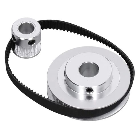 عجلة متزامنة 20 سنًا 60 سنًا من سبائك الألومنيوم متينة وقوية وسهلة التفكيك مع ملحقات طابعة حزام التوقيت 200 مم لآلة طحن 2.4 وآلة تشكيل التروس in Kuwait