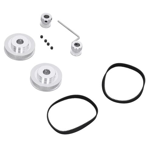 عجلة متزامنة 20 سنًا 60 سنًا من سبائك الألومنيوم متينة وقوية وسهلة التفكيك مع ملحقات طابعة حزام التوقيت 200 مم لآلة طحن 2.4 وآلة تشكيل التروس in Kuwait